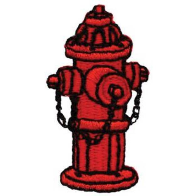 Picture of Fire Hydrant Machine Embroidery Design