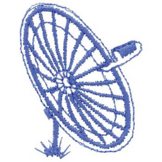 Picture of Satellite Dish Machine Embroidery Design