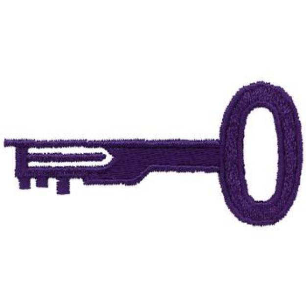 Picture of Skeleton Key Machine Embroidery Design