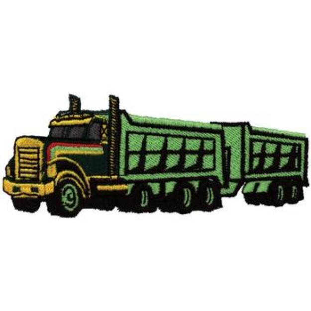 Picture of Dump Truck Machine Embroidery Design