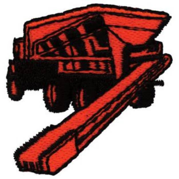 Picture of Sand Truck Machine Embroidery Design