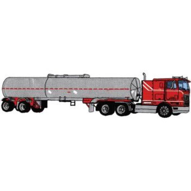 Picture of Tanker Truck Machine Embroidery Design