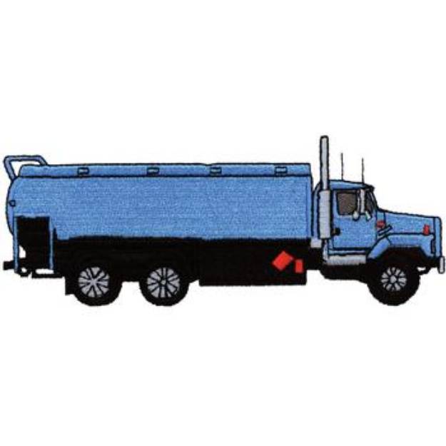 Picture of Tanker Truck Machine Embroidery Design