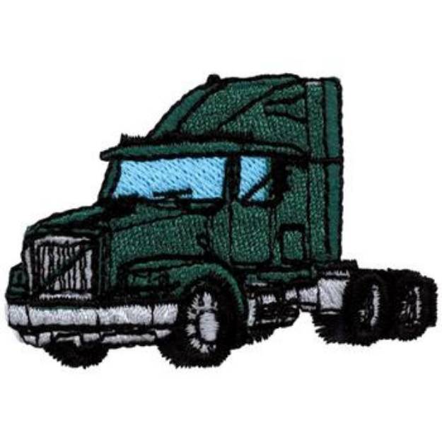 Picture of Truck Cab Machine Embroidery Design