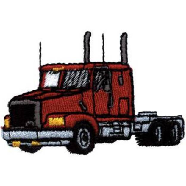 Picture of Truck Cab Machine Embroidery Design