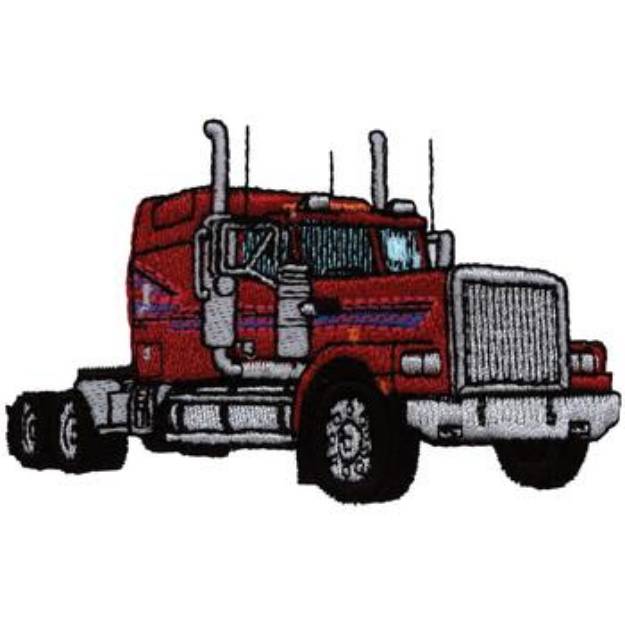 Picture of Truck Cab Machine Embroidery Design