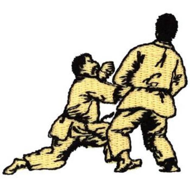 Picture of Karate Machine Embroidery Design