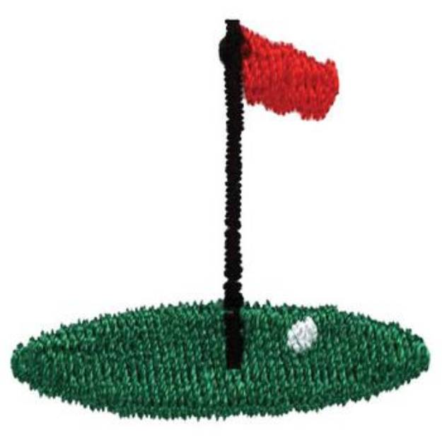 Picture of Putting Green Machine Embroidery Design