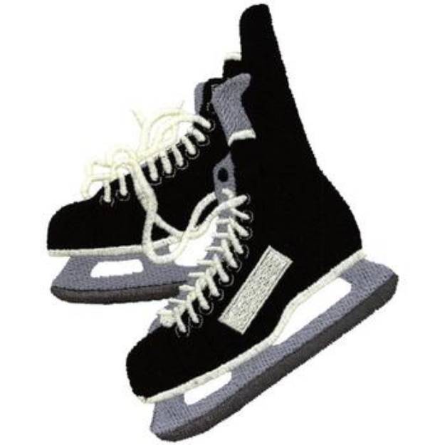 Picture of Hockey Skates Machine Embroidery Design