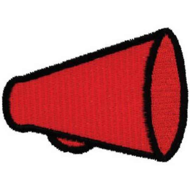 Picture of Megaphone Machine Embroidery Design