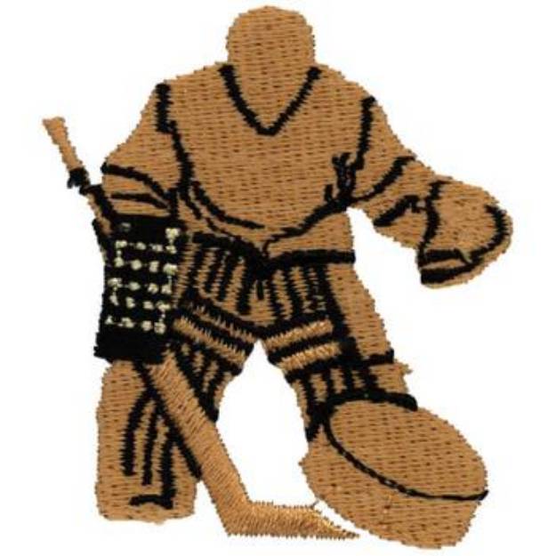 Picture of Goalie Machine Embroidery Design