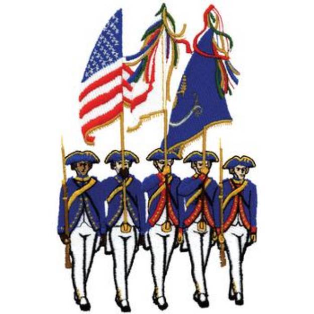 Picture of Soldiers Machine Embroidery Design