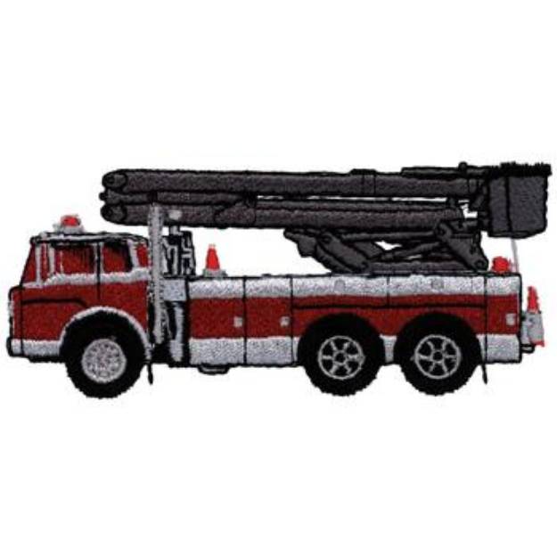 Picture of Firetruck Machine Embroidery Design