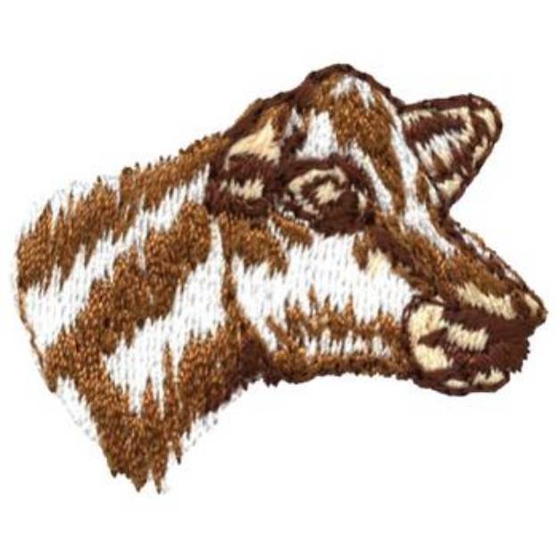 Picture of Cow Head Machine Embroidery Design