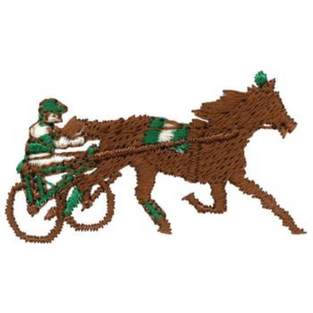 Picture of Harness Racing Machine Embroidery Design