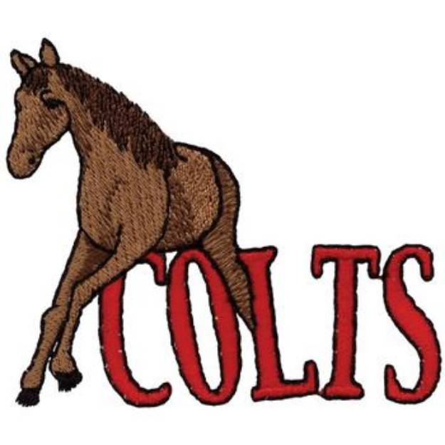 Picture of Colt Machine Embroidery Design