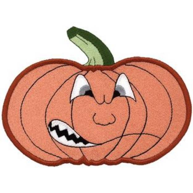 Picture of Halloween Pumpkin Machine Embroidery Design