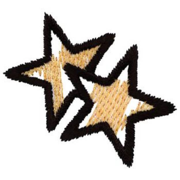 Picture of Stars Machine Embroidery Design