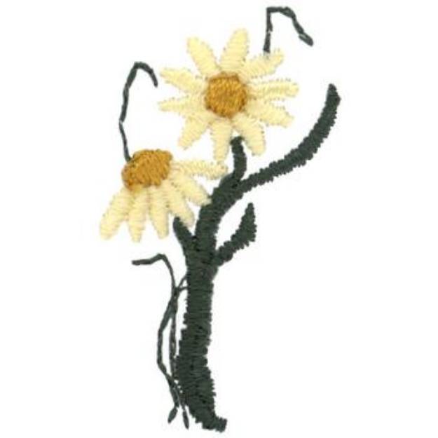 Picture of Daisies Machine Embroidery Design