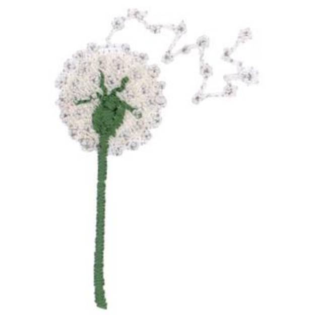 Picture of Dandelion Machine Embroidery Design