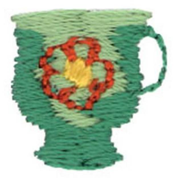 Picture of Tea Cup Machine Embroidery Design