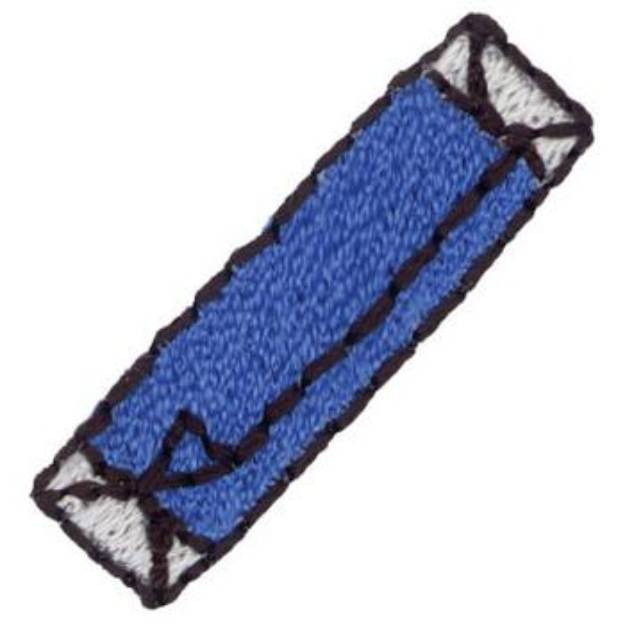 Picture of Stick Of Gum Machine Embroidery Design