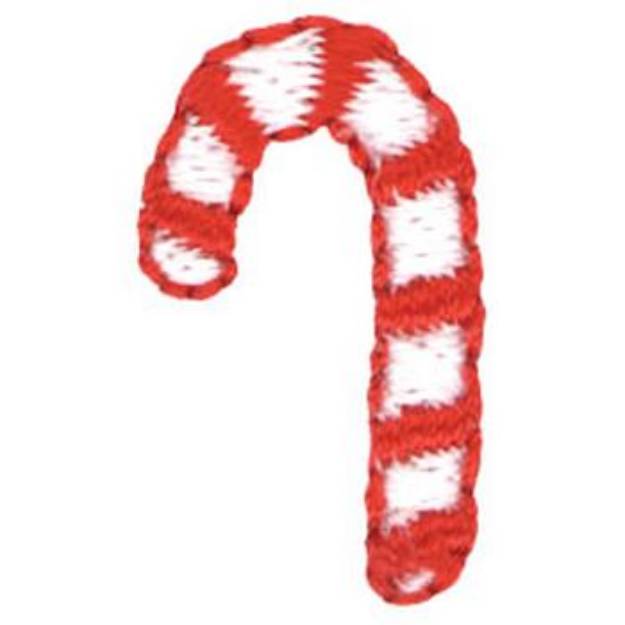 Picture of Candy Cane Machine Embroidery Design