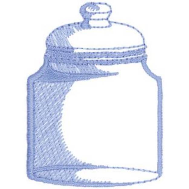 Picture of Confections Jar Machine Embroidery Design