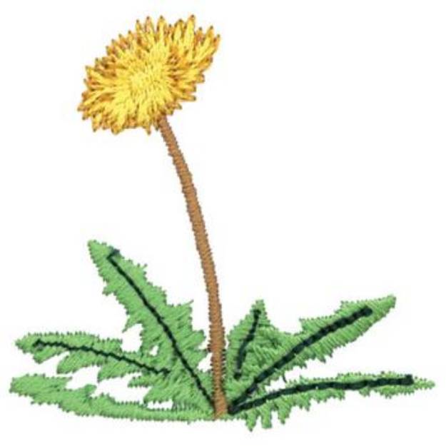 Picture of Dandelion Machine Embroidery Design