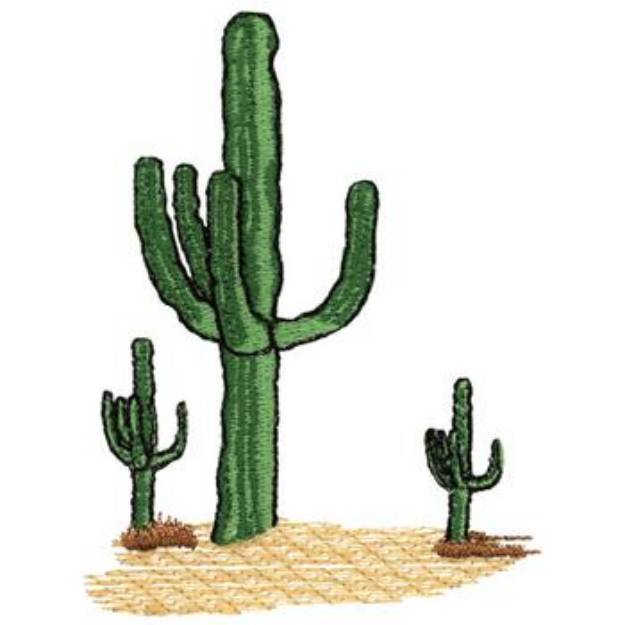 Picture of Cactuses Machine Embroidery Design