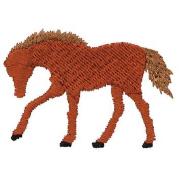 Picture of Bowing Horse Machine Embroidery Design