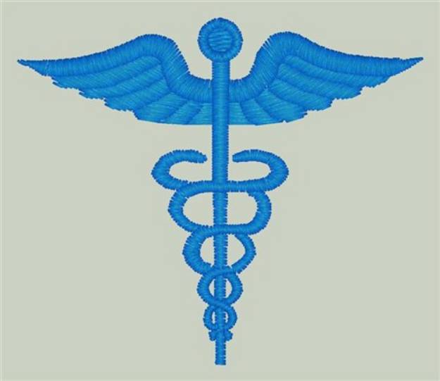 Picture of Caduceus Machine Embroidery Design