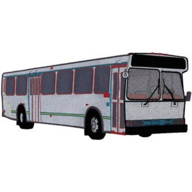 Picture of Transit Bus Machine Embroidery Design