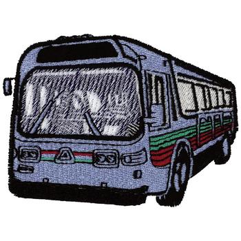 Transit Bus Machine Embroidery Design