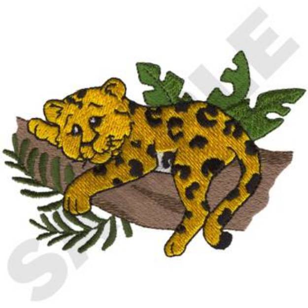 Picture of Leopard Machine Embroidery Design