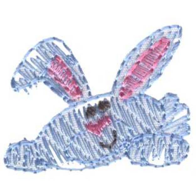 Picture of Spring Bunny Accent Machine Embroidery Design