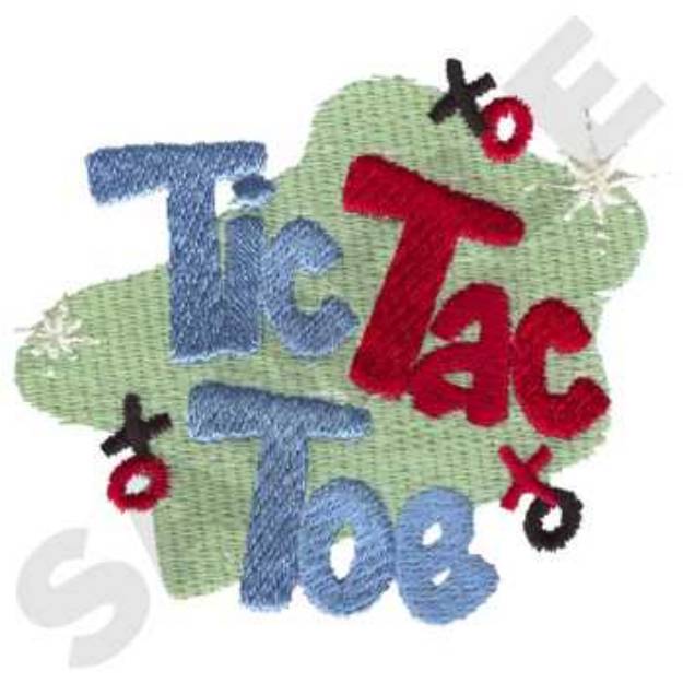 Picture of Tic Tac Toe Machine Embroidery Design