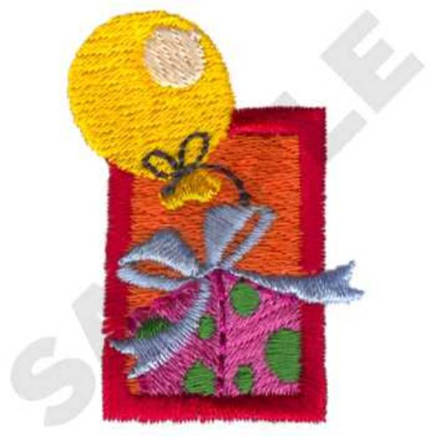 Picture of Present Accent Machine Embroidery Design