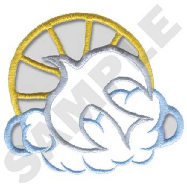 Picture of Ascending Dove Machine Embroidery Design