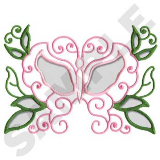 Picture of Beautiful Butterfly Machine Embroidery Design