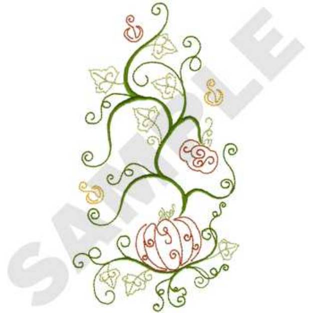 Picture of Pumpkins Machine Embroidery Design