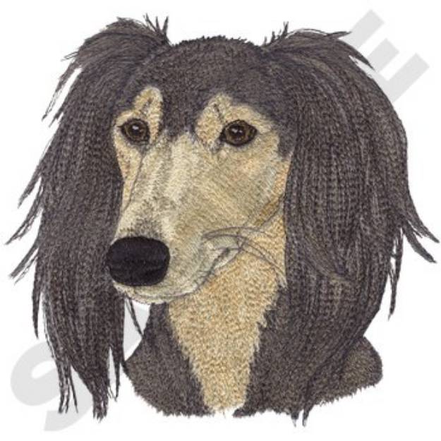 Picture of Saluki Machine Embroidery Design