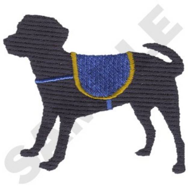 Picture of Service Dog Machine Embroidery Design