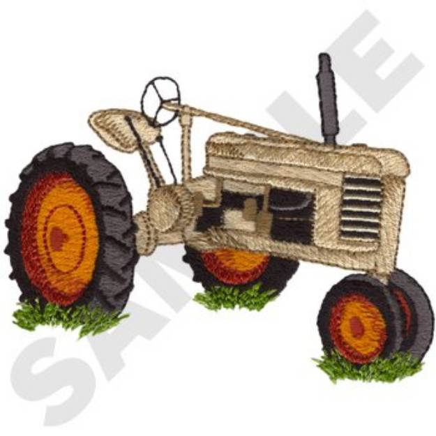 Picture of Agricultural Tractor Machine Embroidery Design