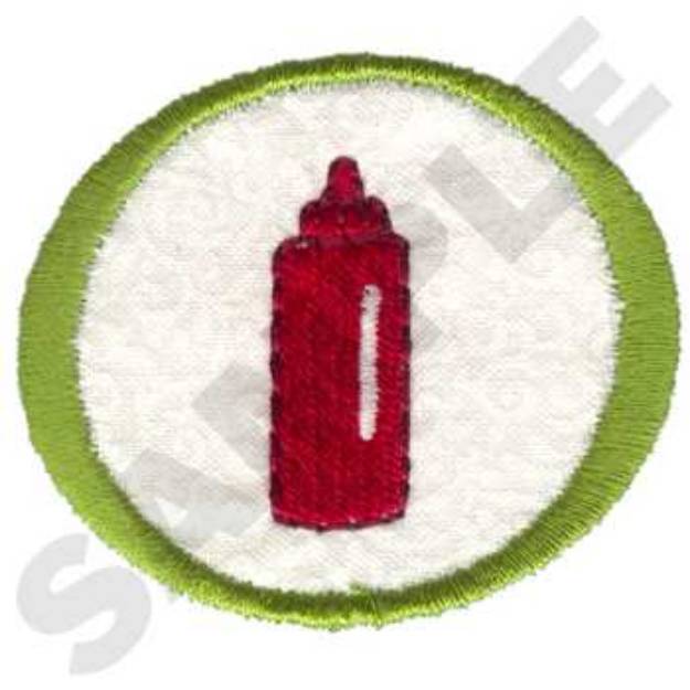 Picture of Ketchup Applique Machine Embroidery Design