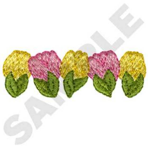 Tulip Border Machine Embroidery Design Embroidery Library At