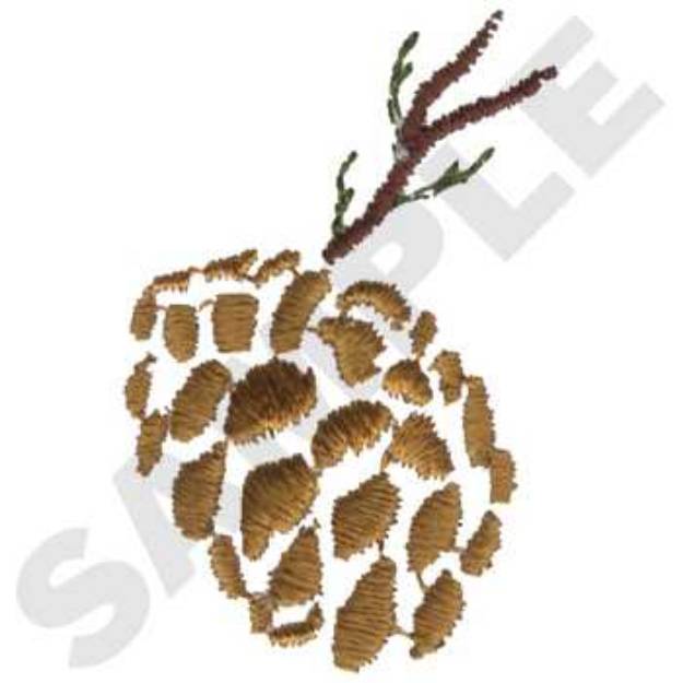 Picture of Pine Cone Machine Embroidery Design