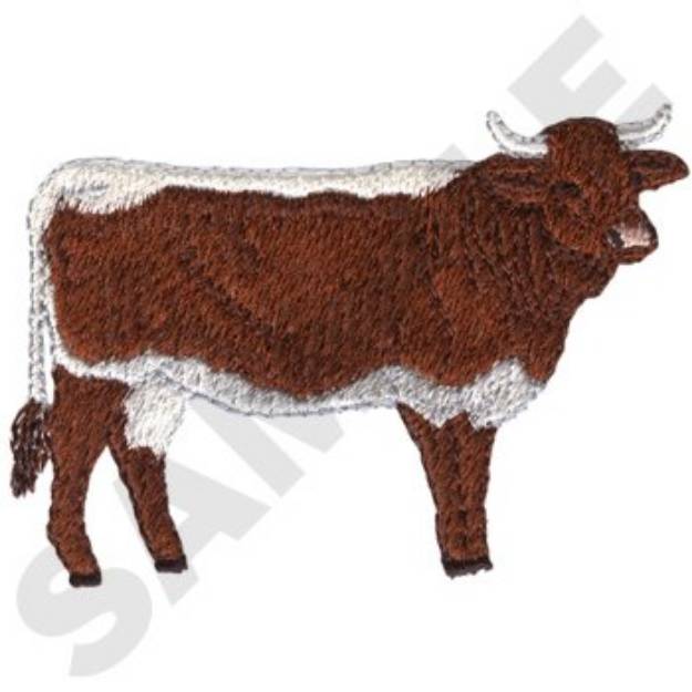 Picture of Pinzgauer Cow Machine Embroidery Design