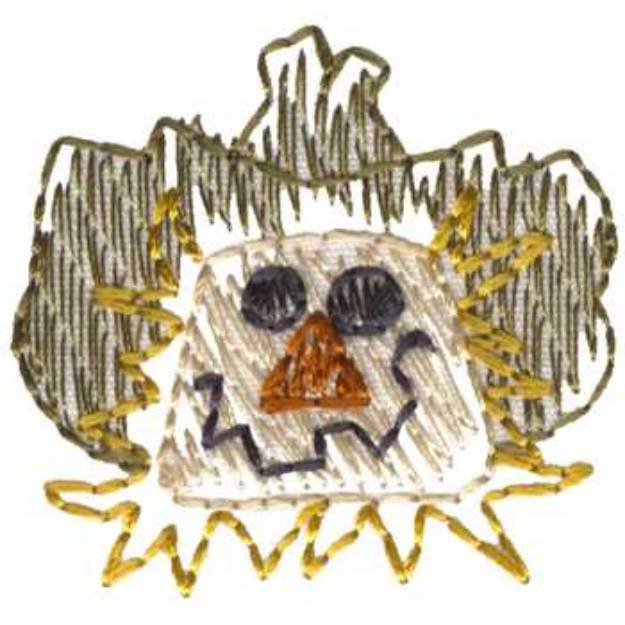 Picture of Fall Scarecrow Accent Machine Embroidery Design