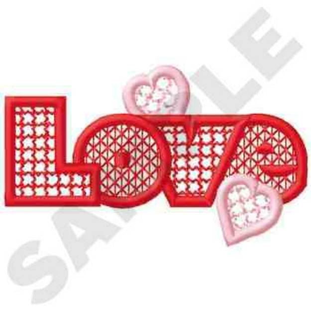 Picture of Love Machine Embroidery Design